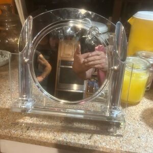 Elegant Silver Vanity Mirror